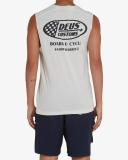 Flags Muscle - Vintage White, XS - Deus Tees