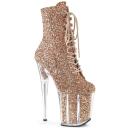 FLAMINGO-1020G Black Glitter/Black Glitter US 11