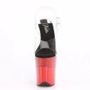 FLAMINGO-808-2HGM Clear/Black Glitter-Hologram US 6