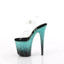 FLAMINGO-808SS - Clr/Blk-Turquoise Multi Glitter 9