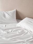 Flannelette White Plain-Dyed Sheet Set by Linen House
