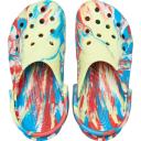 Flaps Crocs Classic Marbled Clog 206867 SULPHUR / MULTI