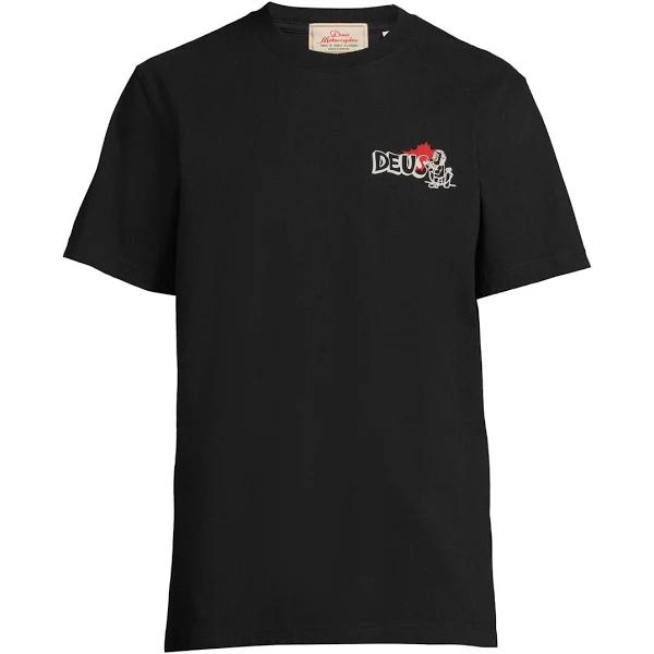 Flash Tee - Black, XL - Deus Tees