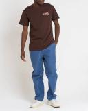 Flash Tee - Choc Brown, M - Deus Tees
