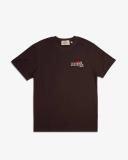 Flash Tee - Choc Brown, M - Deus Tees