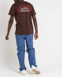 Flash Tee - Choc Brown, M - Deus Tees