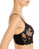 Fleur du Mal Women's Lily Embroidery Longline Demi Bra - Orange - Size 38C - Clementine