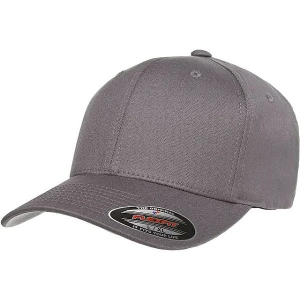 Flexfit 5001 V-Flex Twill Cap Grey L/XL