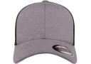 Flexfit 6311 Melange Trucker Mesh, Price/each - Dk H.Gry/White, One Size