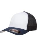 Flexfit 6511 Trucker Cap Navy/ White/ Navy One Size
