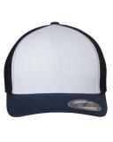 Flexfit 6511 Trucker Cap Navy/ White/ Navy One Size