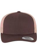 Flexfit Retro Trucker Snapback Cap - Silver / White