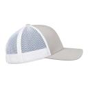 Flexfit Retro Trucker Snapback Cap - Silver / White