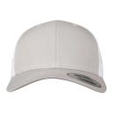 Flexfit Retro Trucker Snapback Cap - Silver / White
