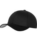 Flexfit Wooly Combed Stretchable Cap - Black
