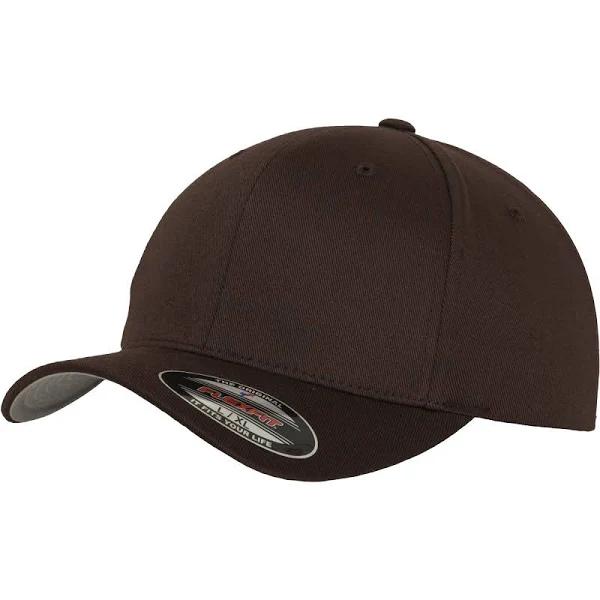 Flexfit Wooly Combed Stretchable Cap - Brown