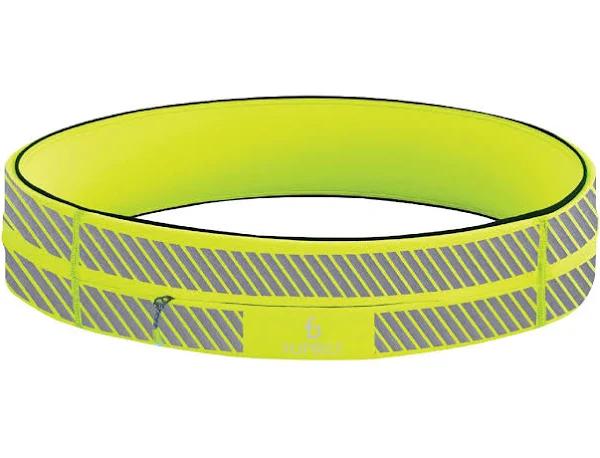 FlipBelt Zipper, Reflective Neon Yellow, Large