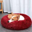 Floofi Calming Soft Pet Bed, M / Brown