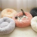 Floofi Calming Soft Pet Bed, M / Brown