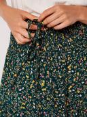 Floral Smock Maxi Skirt