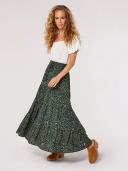 Floral Smock Maxi Skirt