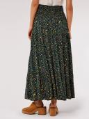 Floral Smock Maxi Skirt