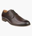 Florsheim Shoes Flex Lux Plain Toe Derby Brown Size 10 UK