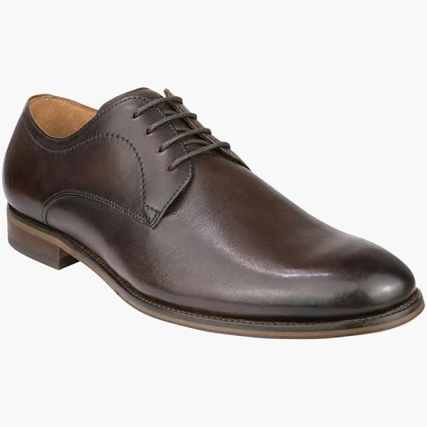 Florsheim Shoes Flex Lux Plain Toe Derby Brown Size 10 UK