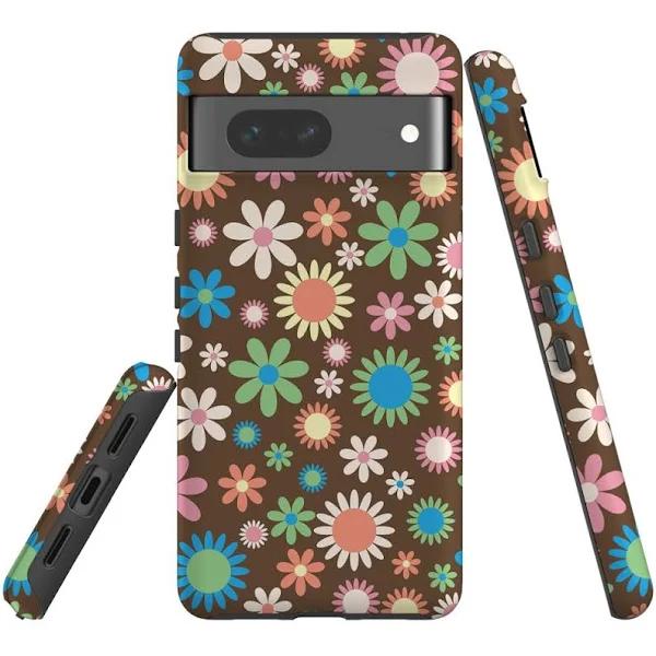 For Google Pixel 7 Case Tough Protective Cover Floral Bliss