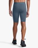 Force Compression Shorts, 2XU, XXL, Turbulence/Harbor Mist