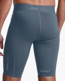Force Compression Shorts, 2XU, XXL, Turbulence/Harbor Mist