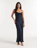 Forever New Blair Back Detail Maxi Dress in Navy 12