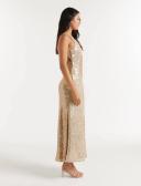 Forever New Carolyn Sequin Gown in Rose Gold 4
