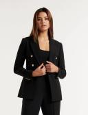 Forever New Chloe Military Blazer in Black 16