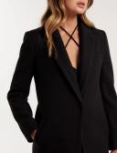 Forever New Cleo Single Breasted Coatigan Black 10
