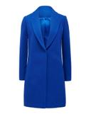 Forever New Cleo Single Breasted Coatigan in Blue Royal Blue 10