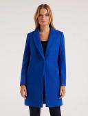 Forever New Cleo Single Breasted Coatigan in Blue Royal Blue 12
