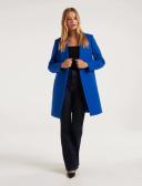Forever New Cleo Single Breasted Coatigan in Blue Royal Blue 4