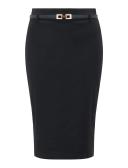 Forever New Diana Belted Pencil Skirt in Navy 8