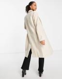 Forever New Formal Coat in cream-White