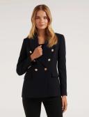 Forever New Jordyn Military Blazer in Navy 12