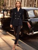 Forever New Jordyn Military Blazer in Navy 14