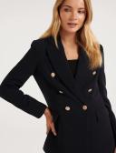 Forever New Jordyn Military Blazer in Navy 14