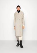 Forever New Longline Relaxed Formal Coat in cream-White