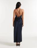 Forever New Petite Blair Back Detail Maxi Dress in Navy 6