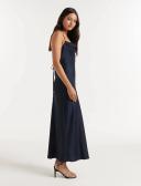 Forever New Petite Blair Back Detail Maxi Dress in Navy 6