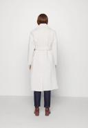 Forever New Petite Wrap Tie Formal Midi Coat in cream-White