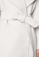 Forever New Petite Wrap Tie Formal Midi Coat in cream-White