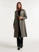 Forever New Women's Hamilton Mac Trench in Olive, Size 8