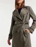 Forever New Women's Hamilton Mac Trench in Olive, Size 8